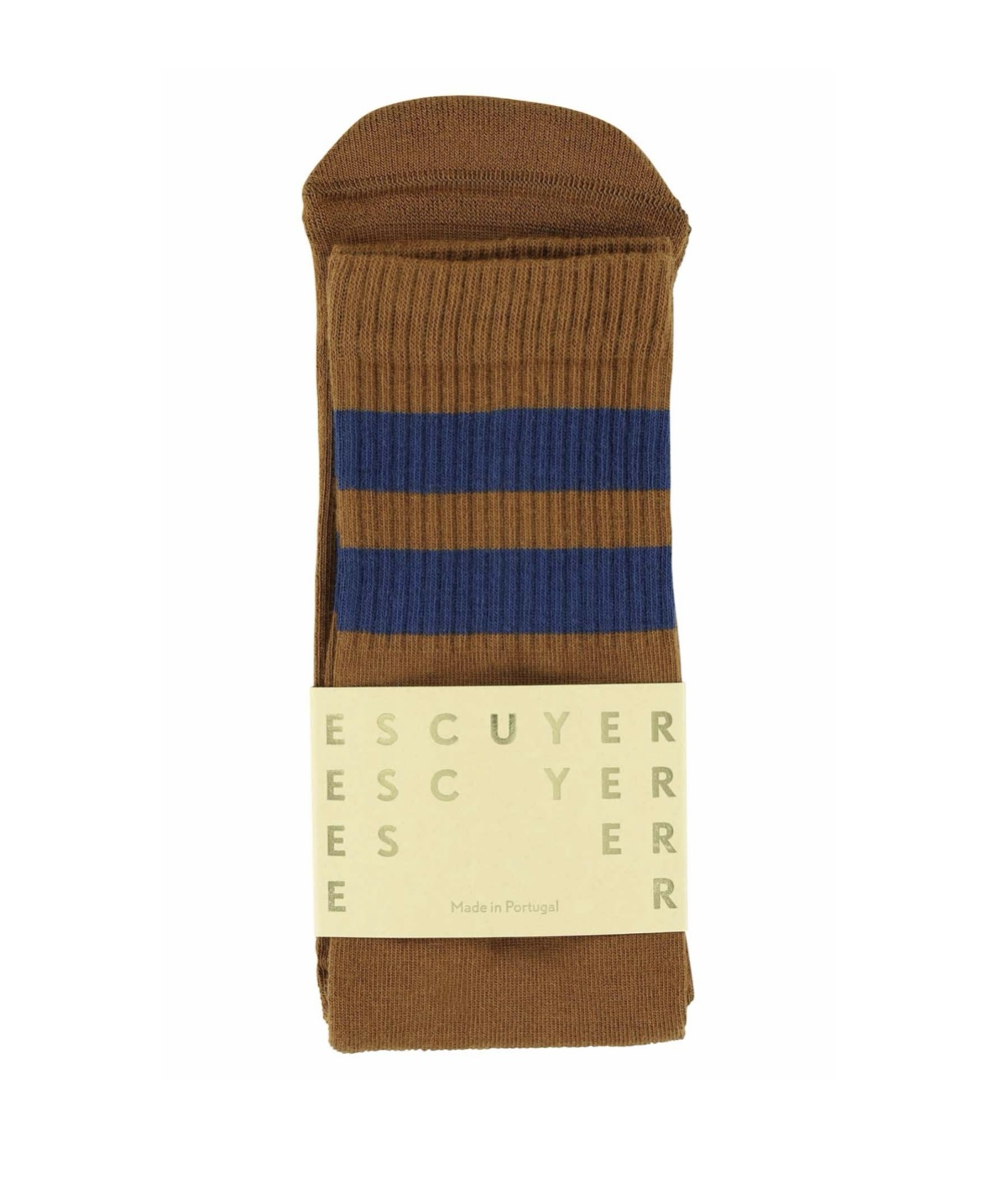 Tube socks - caramel café / blue wing teal