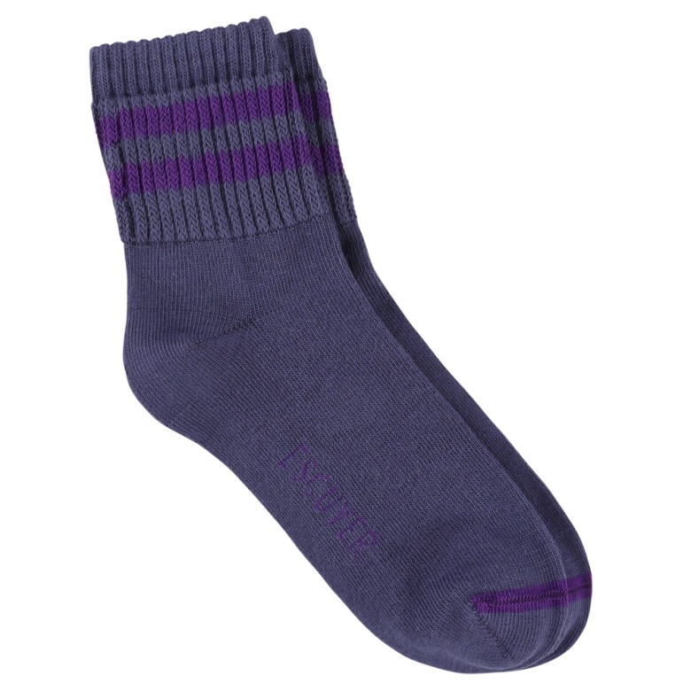 Ankle socks - blue / purple
