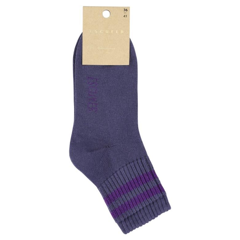 Ankle socks - blue / purple - Image 2