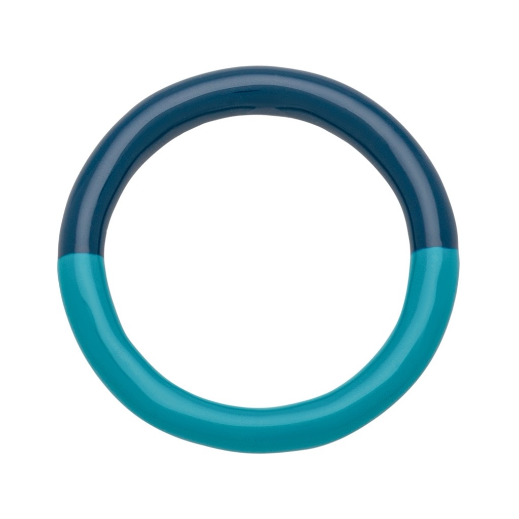 Double color ring - retro dark blue/retro blue