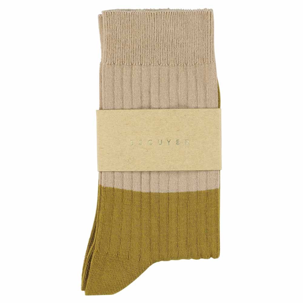 Block socks - pink / gold - Image 2