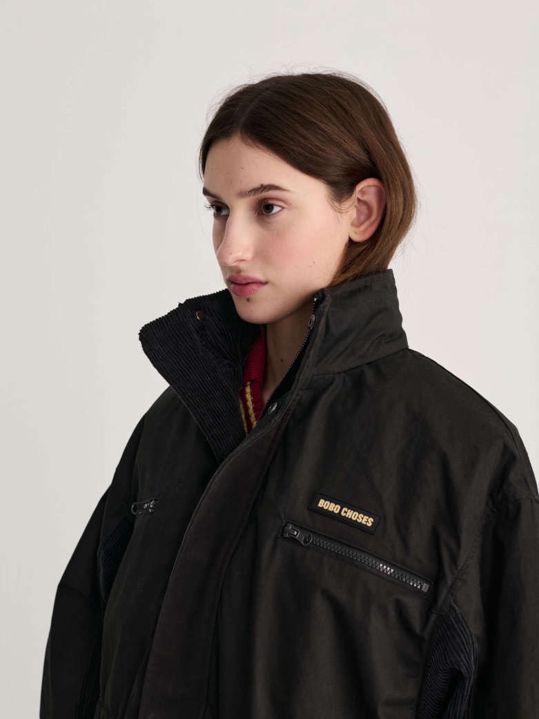 Waxed cotton parka - Image 9