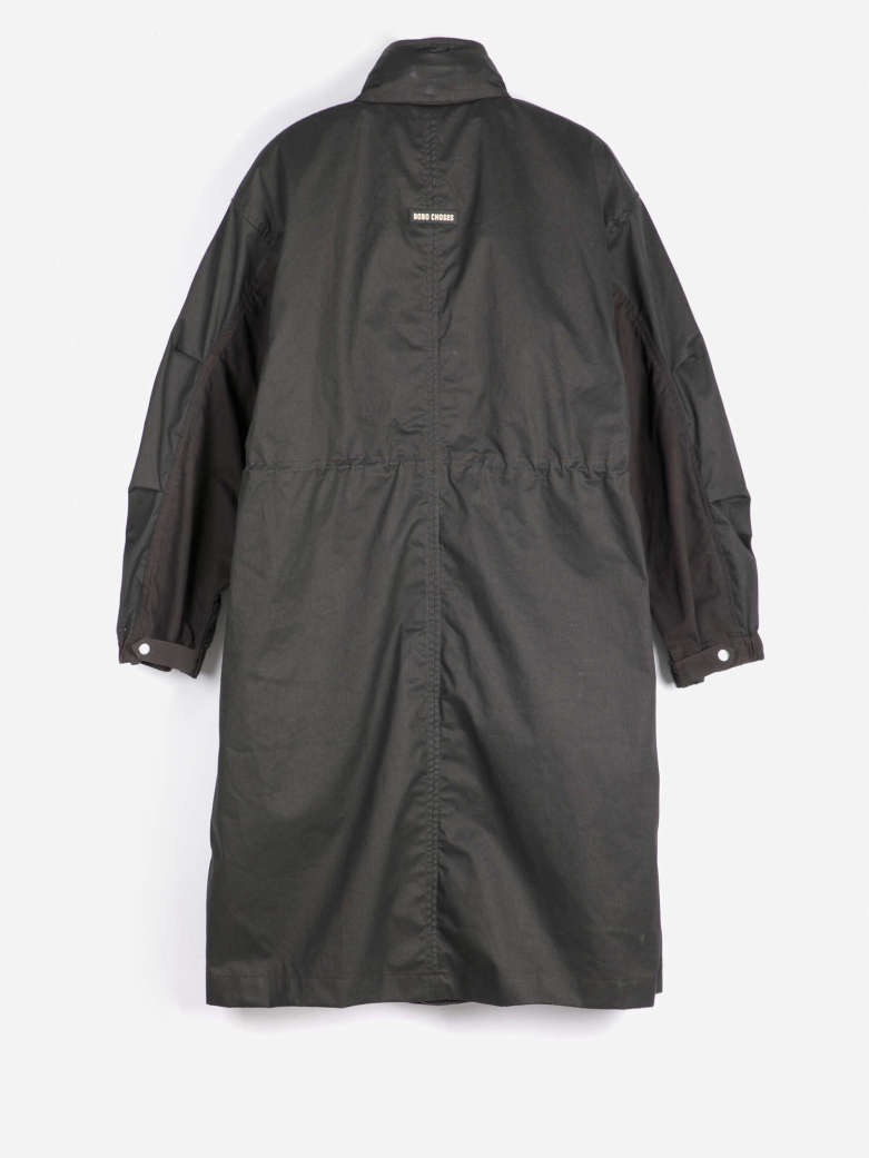 Waxed cotton parka - Image 4