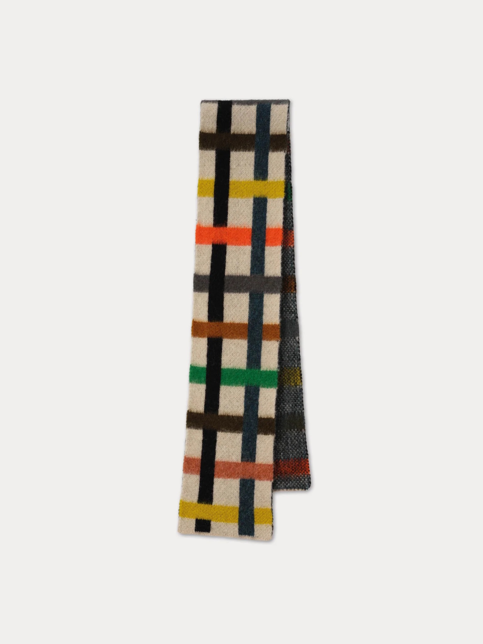 Small brushed weave scarf
