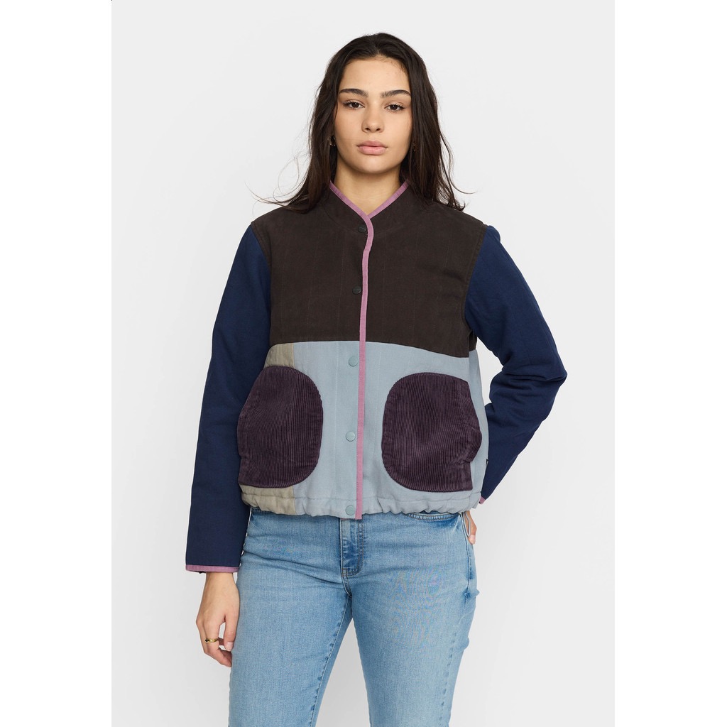 Quilted patchwork jacket
