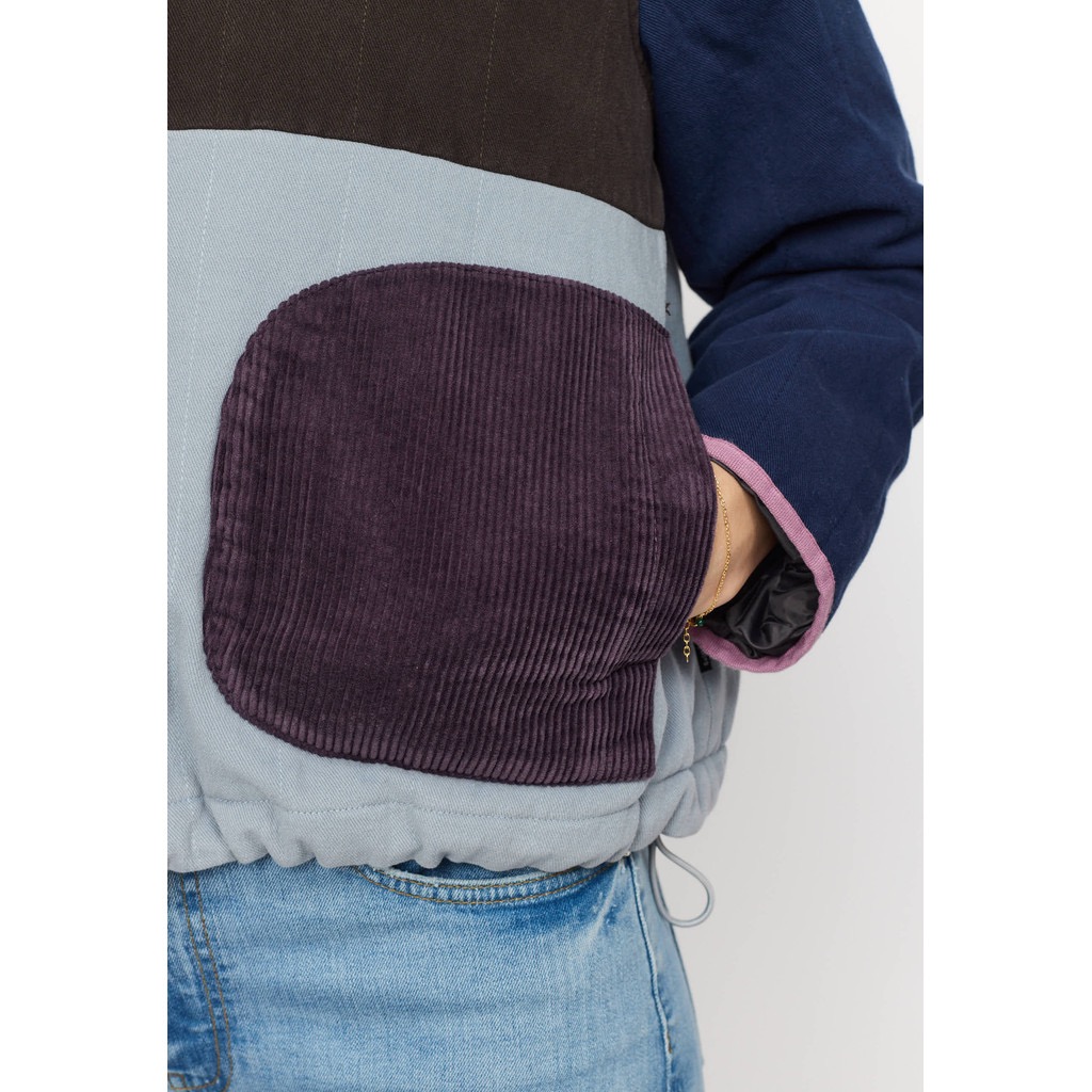 Quilted patchwork jacket - Image 5